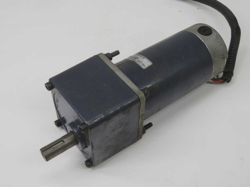 USED HELLER 85ZY90-90-03/90JB20G1538-BF DC GEARMOTOR WITH RIGHT-ANGLE GEARHEAD AND COOLING FAN, USED CONDITION FOR SALE