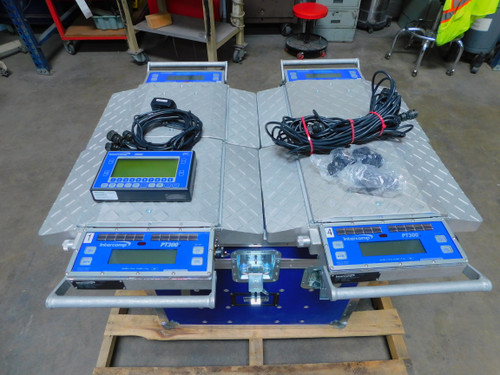 USED INTERCOMP PT300 RFX SOLAR WEIGHING SYSTEM 40,000/80,000LB X 5/10LB FOR SALE