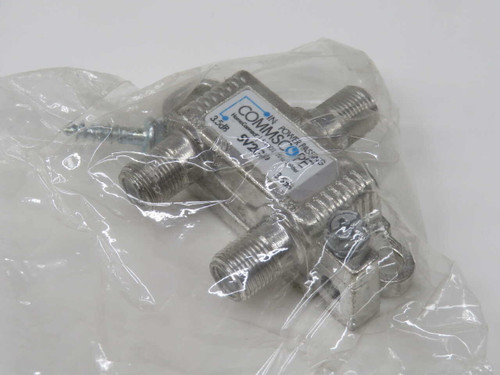 NOB LOT OF 32 COMMSCOPE SV2GP COAXIAL CABLE SPLITTER, 2-WAY, 5-1002 MHZ, 75 OHM FOR SALE