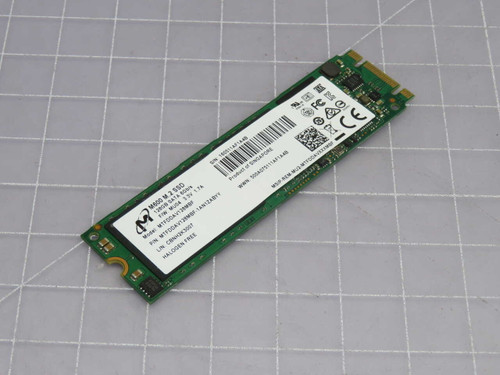 USED MICRON MTFDDAV128MBF 160511AF1A4B M600 SOLID STATE DRIVE, 128GB, SATA 6GB/S, M.2 2280 FOR SALE