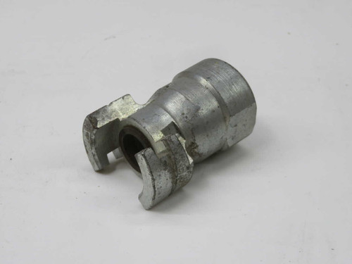 NOB LOT OF 18 UNIVERSAL CLAW-LOCK AIR HOSE COUPLING, FEMALE NPT, 2-LUG, ZINC-PLATED STEEL FOR SALE