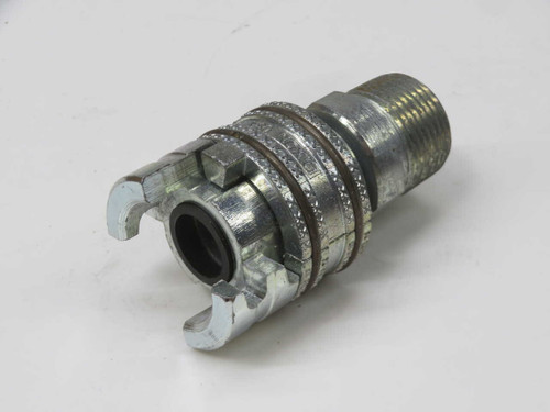 NOB LOT OF 30 DIXON DUAL-LOCK QUICK-ACTING COUPLING, P-SERIES, 1/2 IN BODY, MALE NPT, STEEL FOR SALE