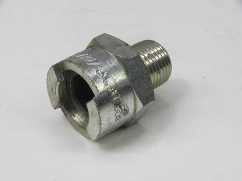 NOB LOT OF 15 DIXON QUICK COUPLING, TWIST-CLAW HOSE END, MALE NPT, ZINC-PLATED STEEL FOR SALE