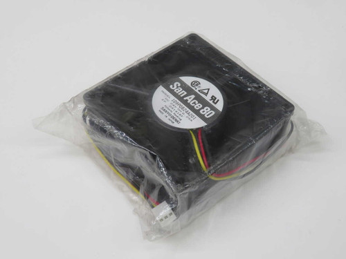 NOB SAN ACE 109P0824A201 RE001018-1 DC COOLING FAN, 80 MM, 24 VDC, 0.29 A, 3-WIRE WITH CONNECTOR FOR SALE
