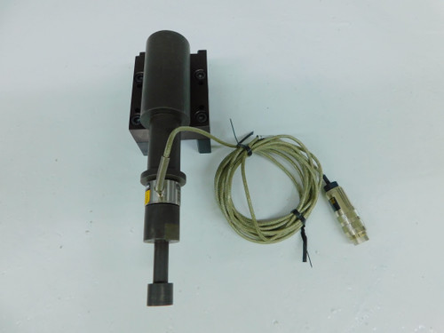 USED FUTEK LCM325 TENSION AND COMPRESSION LOAD CELL W/PULL FIXTURE 2000 LB FOR SALE