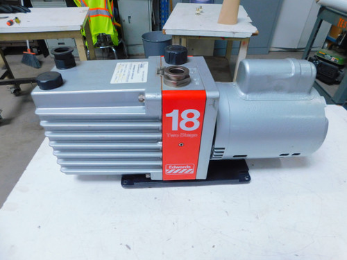 USED EDWARDS E2M-18 ROTARY VANE VACUUM PUMP FOR SALE