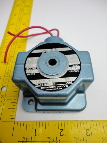 SKINNER VALVE PA26LX1 F SOLENOID VALVE W/ MOLDED COIL 24VDC 4PSI 15W 1/2 T14674