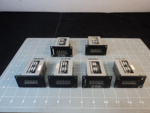 6 IVO F106HD ROTARY IMPULSE COUNTER LOT T13131