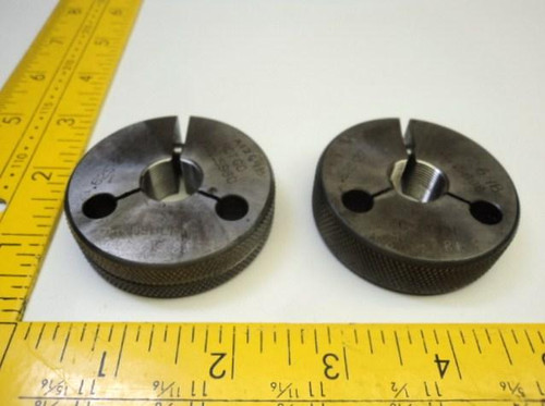 2 OSBORN  .625-27 UNS-2A GO/NO-GO THREAD GAUGE LOT T14270
