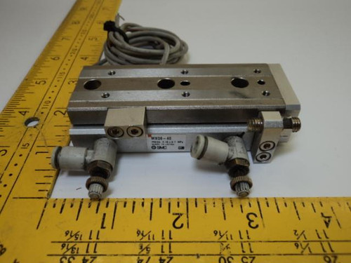 SMC MXQ8-40 PNEUMATIC CYLINDER SLIDE TABLE T15085