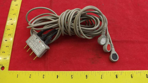 HP 14151NB 3 LEAD SET 60" AAMI SNAP TERM SHIELDED T21470