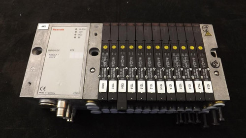 REXROTH RMV04-DP PROFI BUS IP65 R480217827 W/ 12 STATIONS T21861