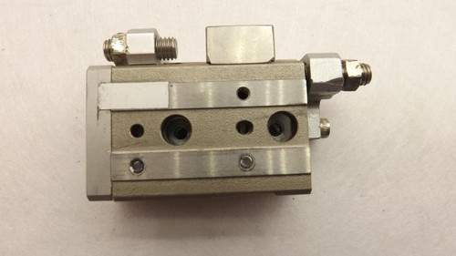 SMC MXQ8-10 PNEUMATIC AIR TABLE SLIDE GUIDED CYLINDER 10MM STROKE T21941