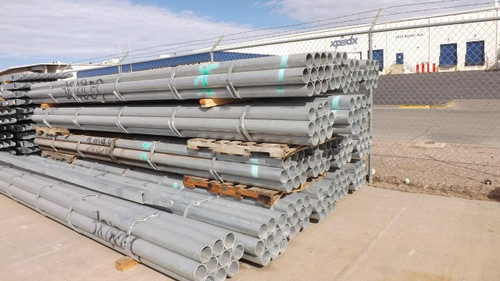 STRUCTURAL STEEL PIPE SCHEDULE 80 18 FT X 5 IN GALVANIZED MADE IN CANADA