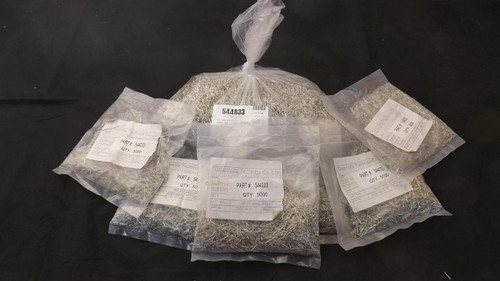 LOT OF 650 GREENVILLE TECHNICS 544033/ MDR13460 PIN 0.40 DIA RND PCMT .430 L T22650