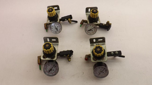 LOT OF 4 SCHRADER BELLOWS 58513040 MAX INLET 250 PSIG REGULATOR T22423