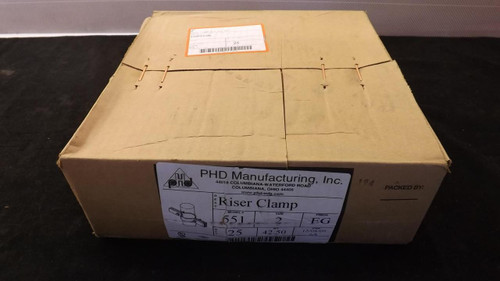 LOT OF 25 PHD MANUFACTURING RISER CLAMP 5510200EG T22253