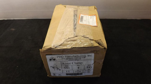 LOT OF 15 PHD MANUFACTURING RISER CLAMP 5510400EG T22254
