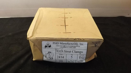 LOT OF 25 PHD MANUFACTURING O.D. STRUT CLAMPS S2434EG T22257