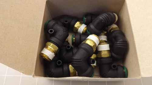 LOT OF 10 PARKER XW369PL-6-6 CONNECTORS T23457