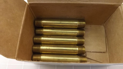 LOT OF 5 PARKER X215PNL-4-30 LONG PIPE NIPPLES T23557