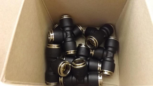 LOT OF 7 PARKER X364ML-8 MICROLOK FITTINGS T23560