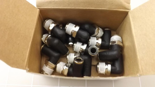 LOT OF 12 PARKER XW369ML-5/32-2 MICROLOK MALE ELBOW FITTINGS T23564