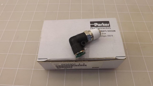 LOT OF 10 PARKER XW369GC-4-4 FLUID CONNECTORS T22979