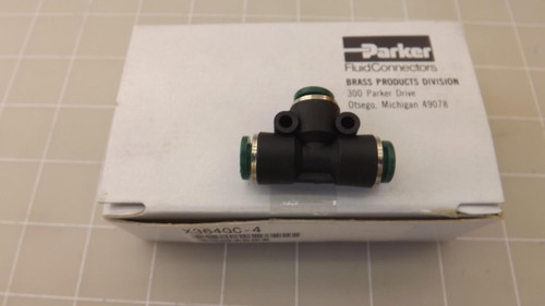 LOT OF 10 PARKER X364GC-4 FLUID CONNECTORS T22992