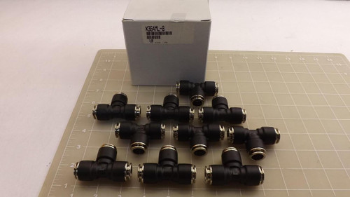 LOT OF 10 PARKER X364ML-8 FLUID CONNECTORS T23073