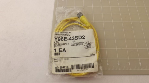 OMRON Y96E-43SD2 CONNECTOR CABLE T23227