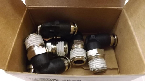 LOT OF 5 PARKER XW369ML-4-4 MICROLOCK FITTINGS T23614