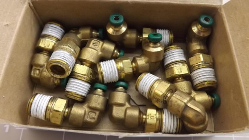 LOT OF 10 PARKER XW169PL-2-4 FITTINGS T23648