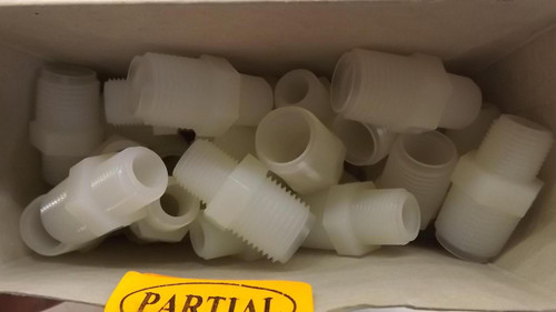 LOT OF 95 PARKER N6HPN6 THERMOPLASTIC FITTINGS T23654