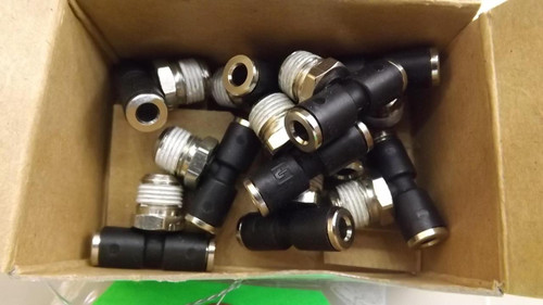 LOT OF 10 PARKER XW372ML-5/32-2 FLUID CONNECTOR T23407