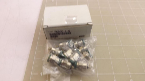 LOT OF 10 PARKER X68GC-4-0 FLUID CONNECTOR T23408