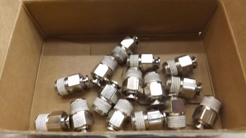 LOT OF 15 PARKER W68ML-2-2 FLUID CONNECTOR T23410