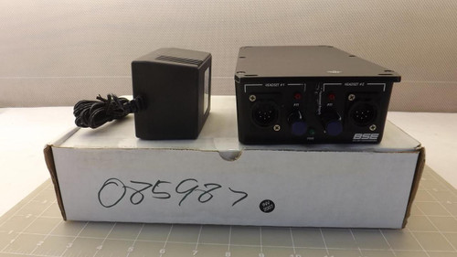 BIG SKY ENGINEERING BSE BS-720133 DUAL HEADSET JACK BOX W/ POWER SUPPLY