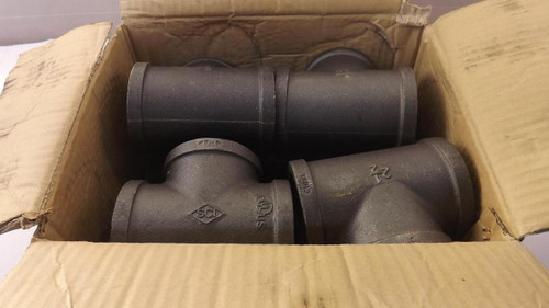 LOT OF 10 SMITH-COOPER 33T 1024C TEE MALLEABLE IRON FITTINGS T26571