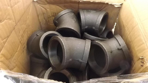 LOT OF 15 SMITH-COOPER 33F 1024C 45 DEG ELBOW MALLEABLE IRON FITTINGS T26580