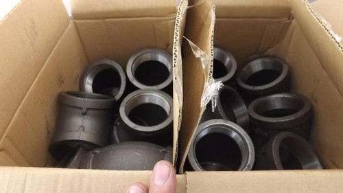 LOT OF 24 SMITH-COOPER 33F 1020C 45 DEG ELBOW MALLEABLE IRON FITTINGS T26582