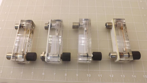 LOT OF 4 KING INSTRUMENT SCFH-AIR-STP-READ METERS T27077