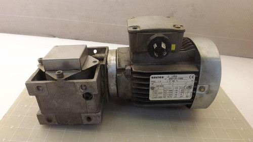 SOLTEC 890135-1998 8R0135 MB2101 M00C 20 MOTOR W/ LEROY SOMER GEAR REDUCER 230V T27974