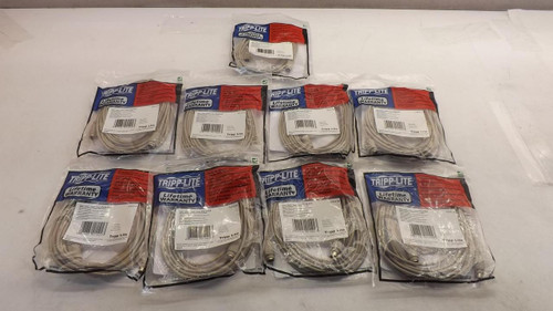 LOT OF 9 TRIPP LITE P222-015 PS/2 KEYBOARD MOUSE EXTENSION CABLE T28473