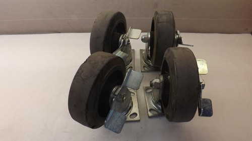 LOT OF 4 MHS 6 HEAVY DUTY WHEELS 6'' X 2'' T28982