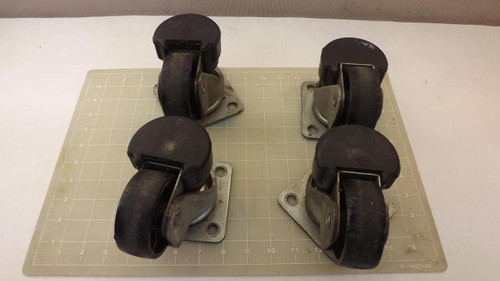 LOT OF 4   HEAVY DUTY CASTER WHEELS W/ LOCKS T29376