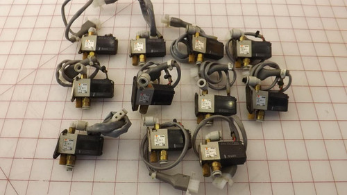 LOT OF 11 SMC VZ110-5G-M5-F SOLENOID VALVE T30912