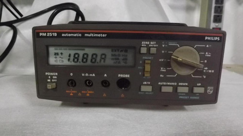 PHILIPS PM2519 AUTOMATIC MULTIMETER FOR PARTS T30955