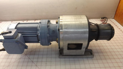 MIKI PULLEY SUMITOMO HEAVY CB-12-A-101 68S01 CNVMS05-4095 GEAR MOTOR W/ CLUTCH T31364