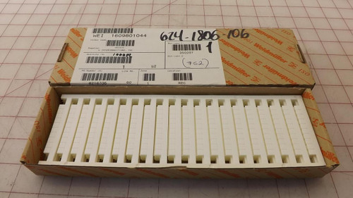 LOT OF 1000 COOPER BUSSMANN 1609801044 624-1806-106 BLANK LABELS T32021